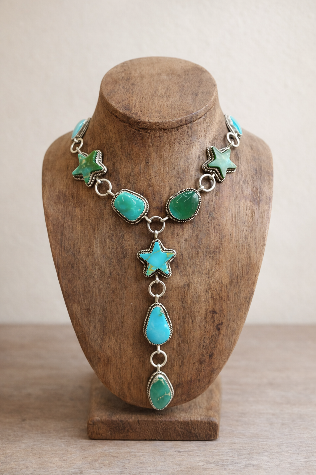 Kingman Turquoise Star Lariat