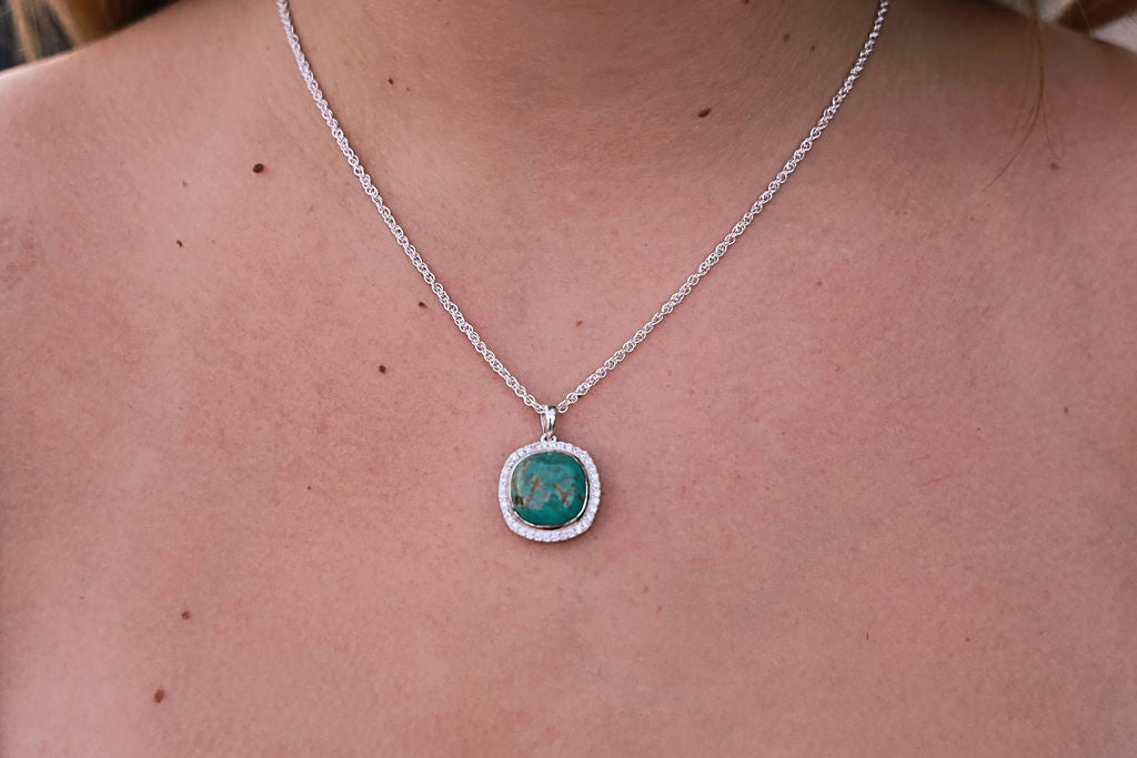 Large Cushion Pendant