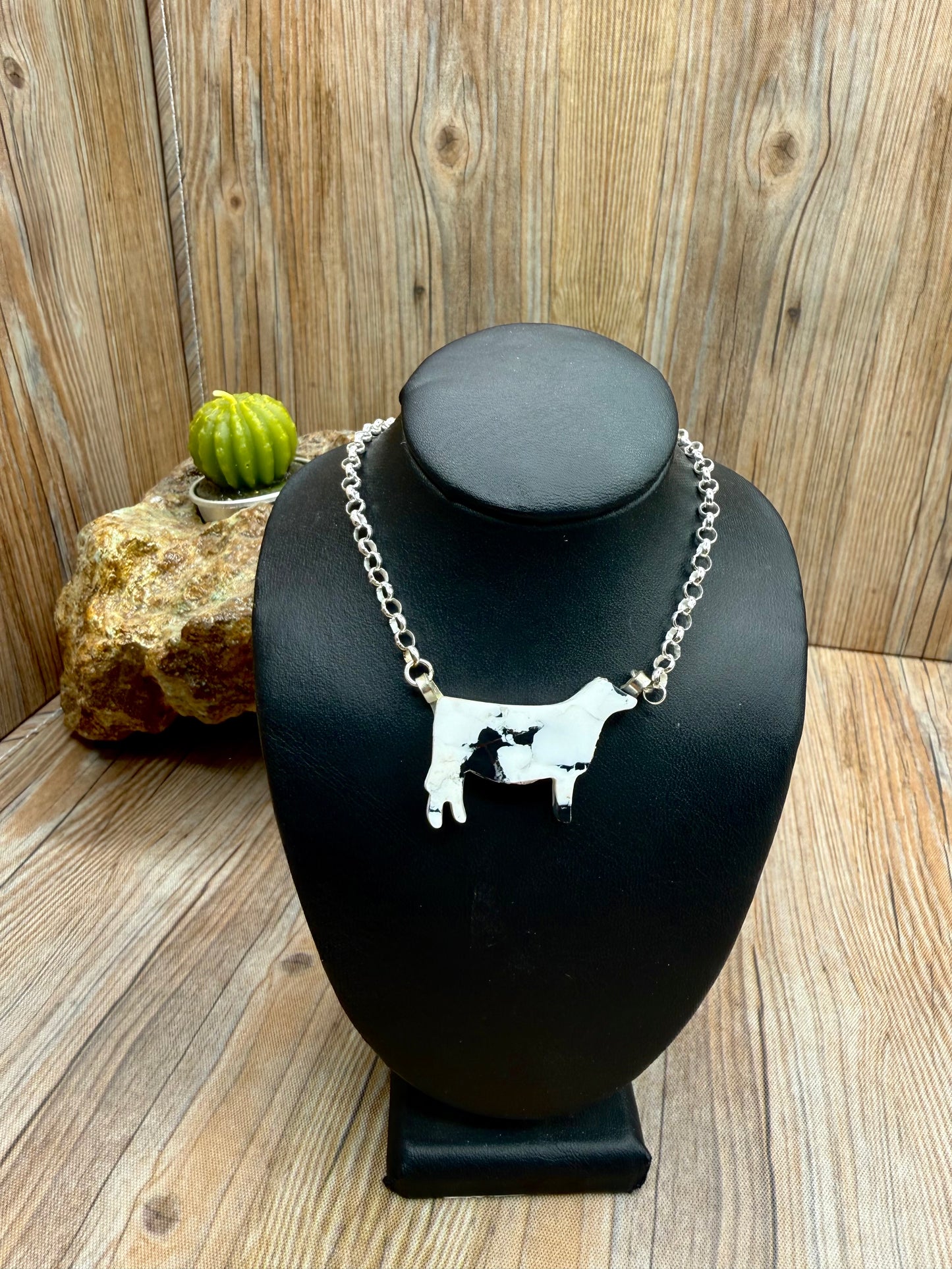 White Buffalo Cow Pendants