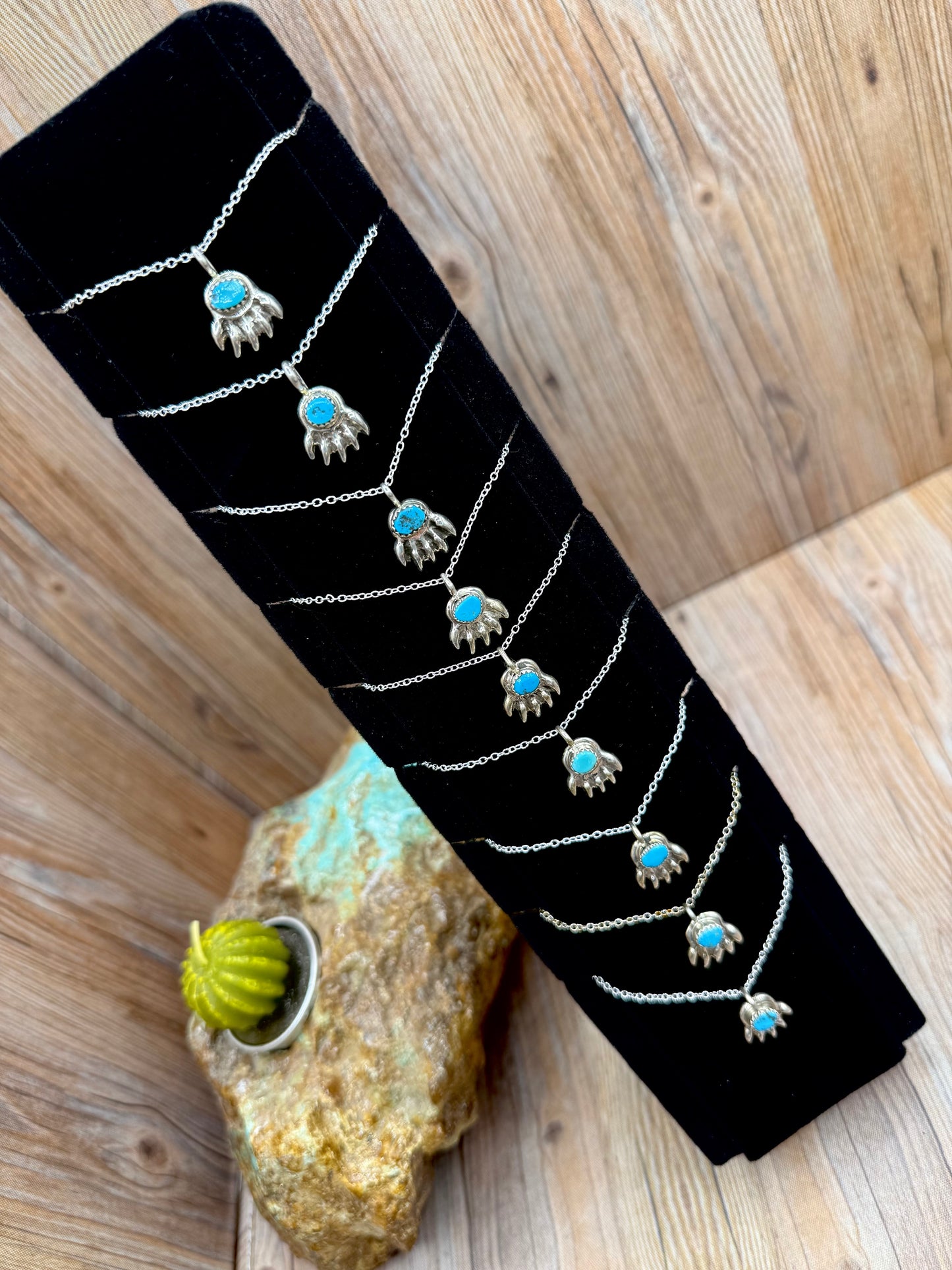 Zuni Bear Claw Pendant