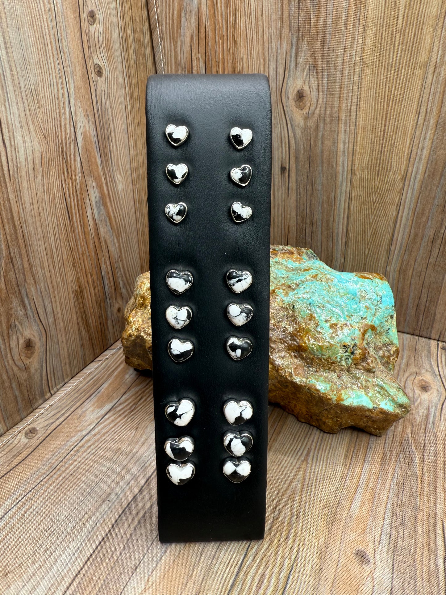 White Buffalo Stud Earrings