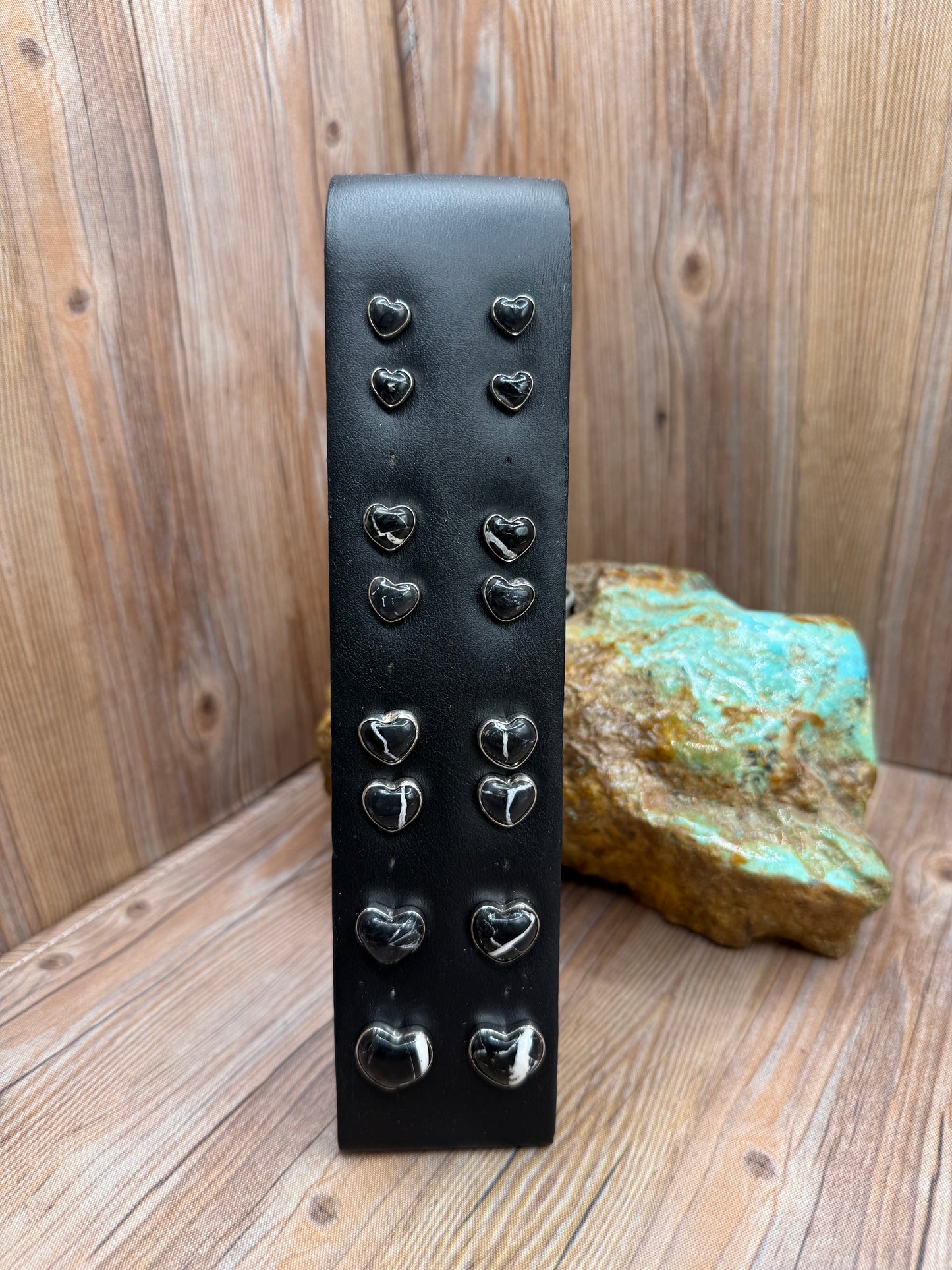 Black Buffalo Stud Earrings