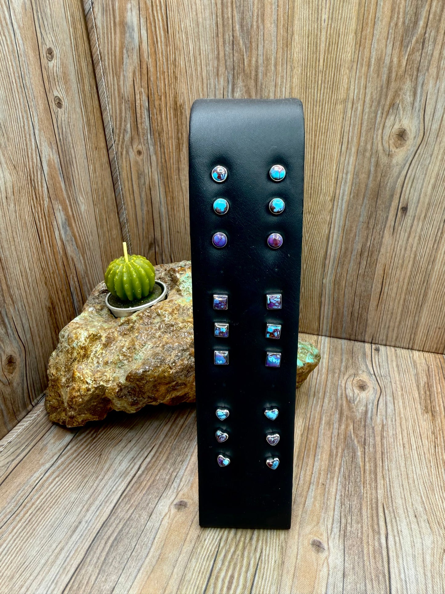 Mohave Purple Stud Earrings