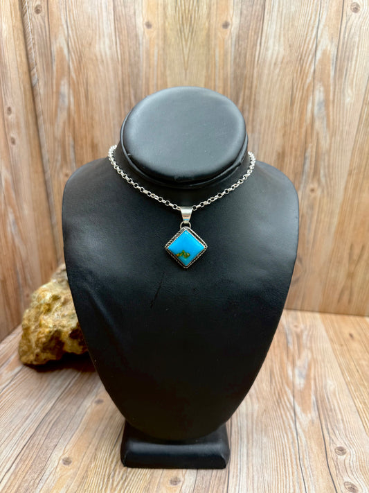 Kingman Turquoise Pendant