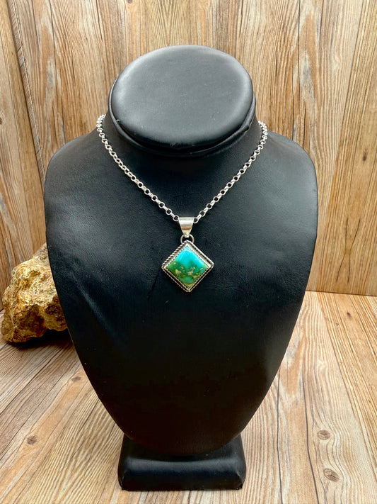 Kingman Turquoise Pendant