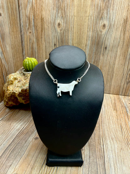 White Buffalo Cow Pendants