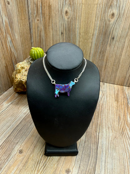 Mohave Purple Cow Pendants