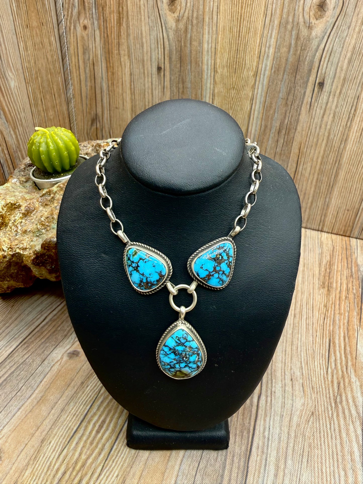 Kingman Turquoise Lariat