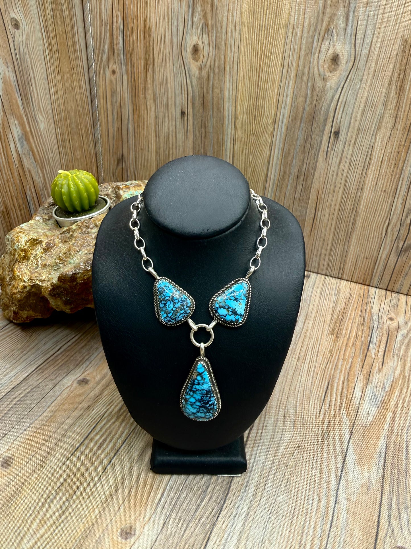 Kingman Turquoise Lariat