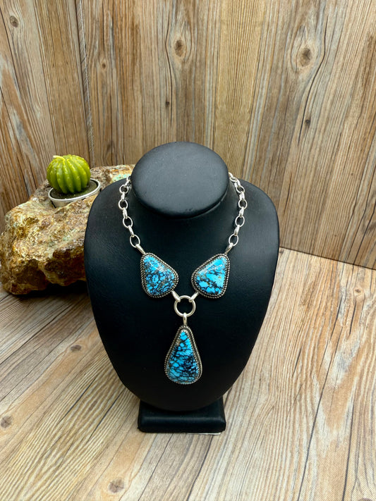 Kingman Turquoise Lariat