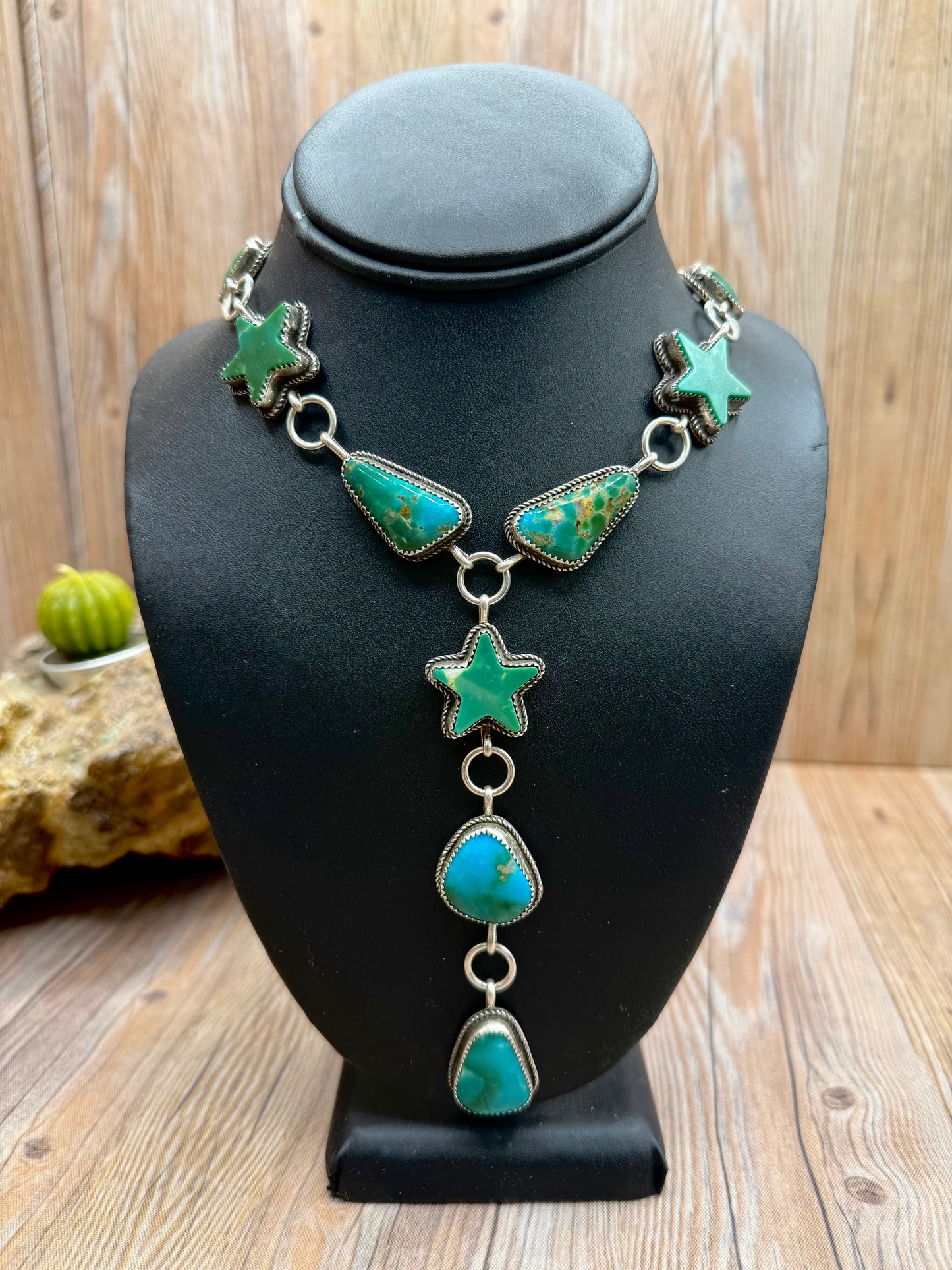 Kingman Turquoise Star Lariat