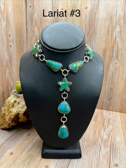 Kingman Turquoise Star Lariats