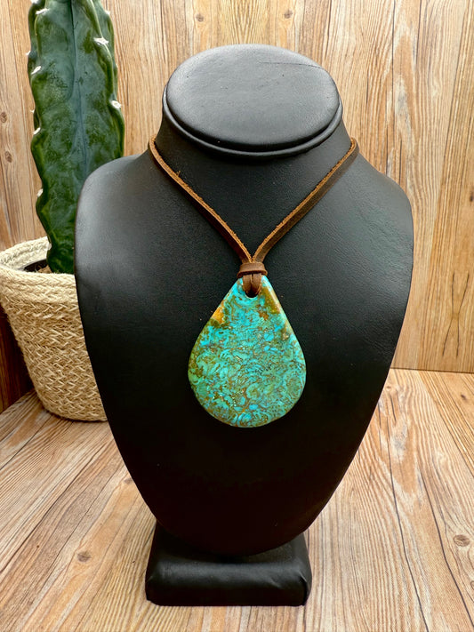 Ceremonial Leather Pendant