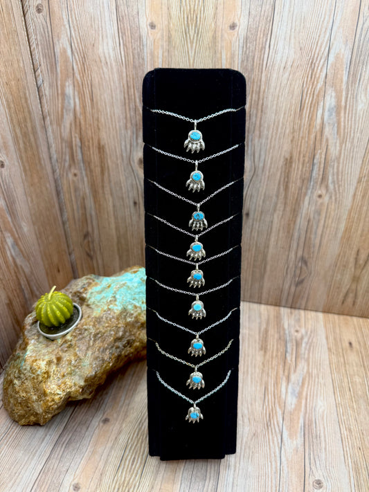 Zuni Bear Claw Pendant