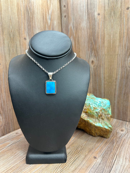 Kingman Turquoise Pendant