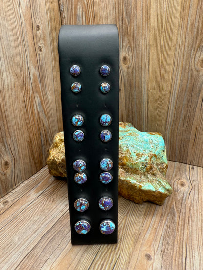 Mohave Purple Stud Earrings