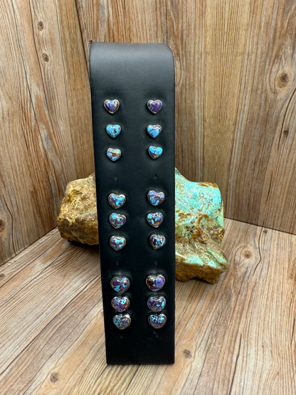 Mohave Purple Stud Earrings