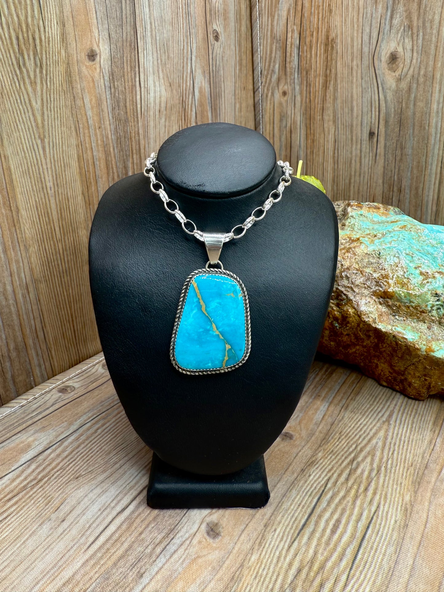 Kingman Turquoise Pendant