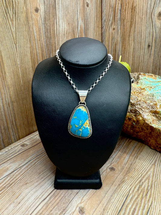 Kingman Turquoise Pendant