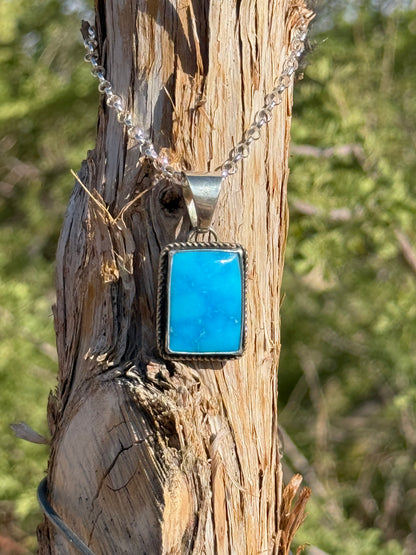 Kingman Turquoise Pendant