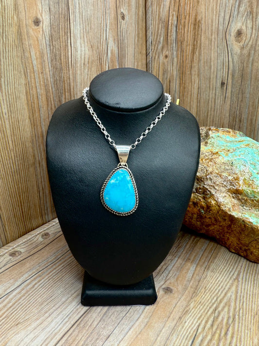Kingman Turquoise Pendant