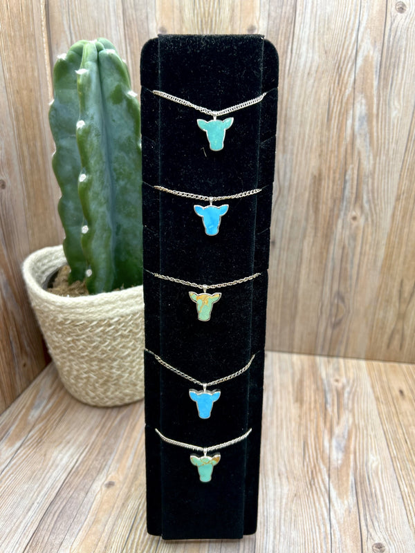 Large Turquoise Stampede Necklaces