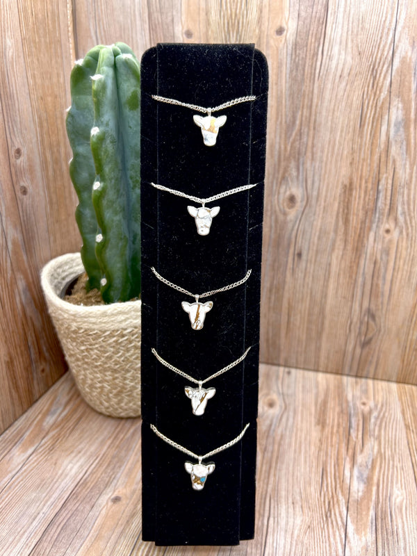 White Buffalo Stampede Necklace