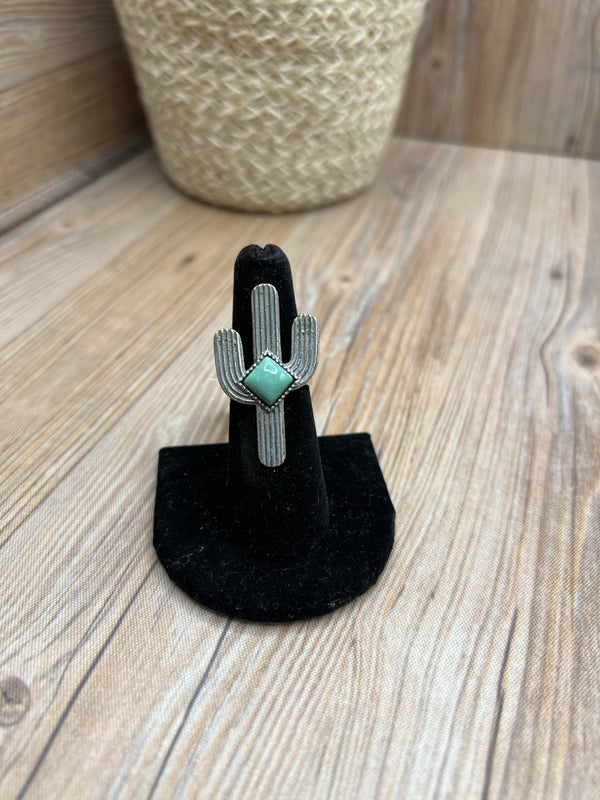 Diamond Saguaro Ring