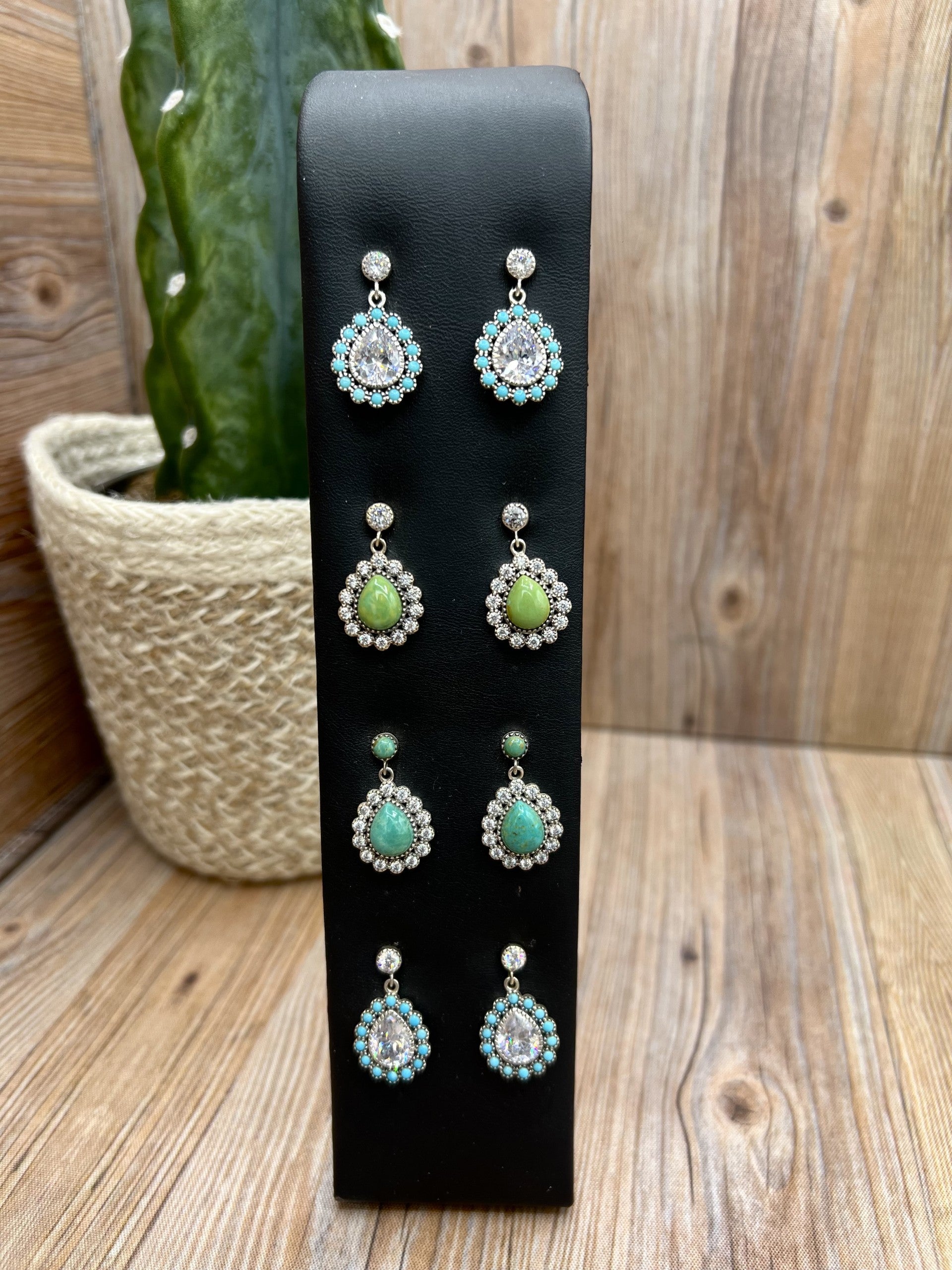 Princess Pair Dangle Earrings