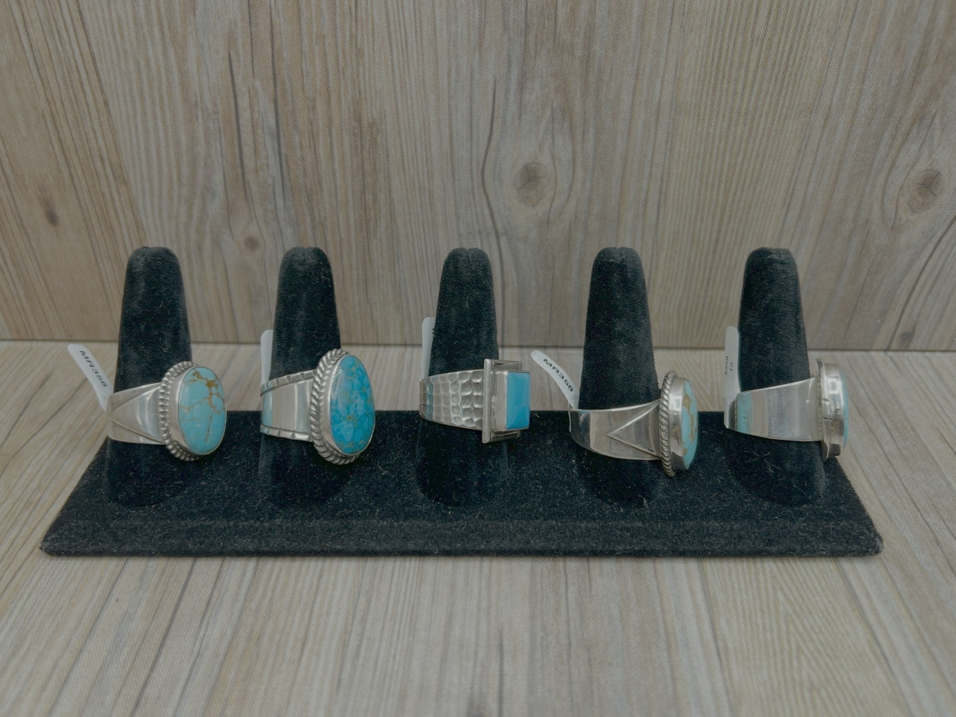 Kingman Turquoise Mens Rings