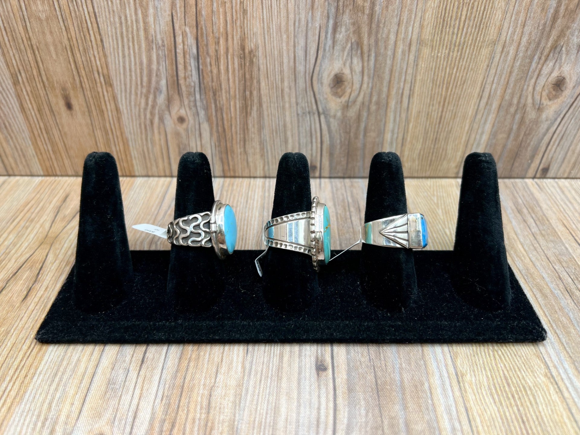 Kingman Turquoise Mens Rings