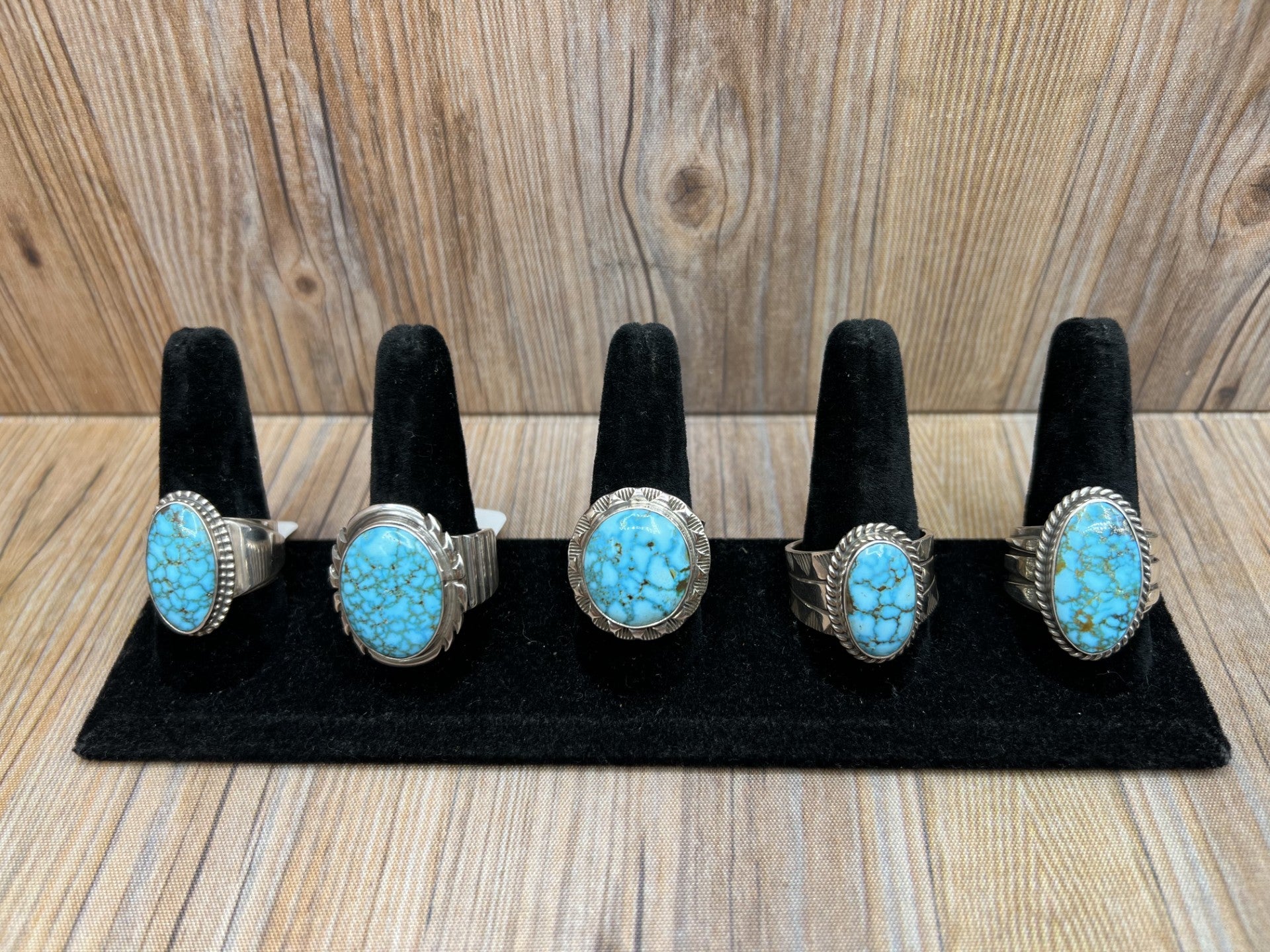 Kingman Turquoise Mens Rings