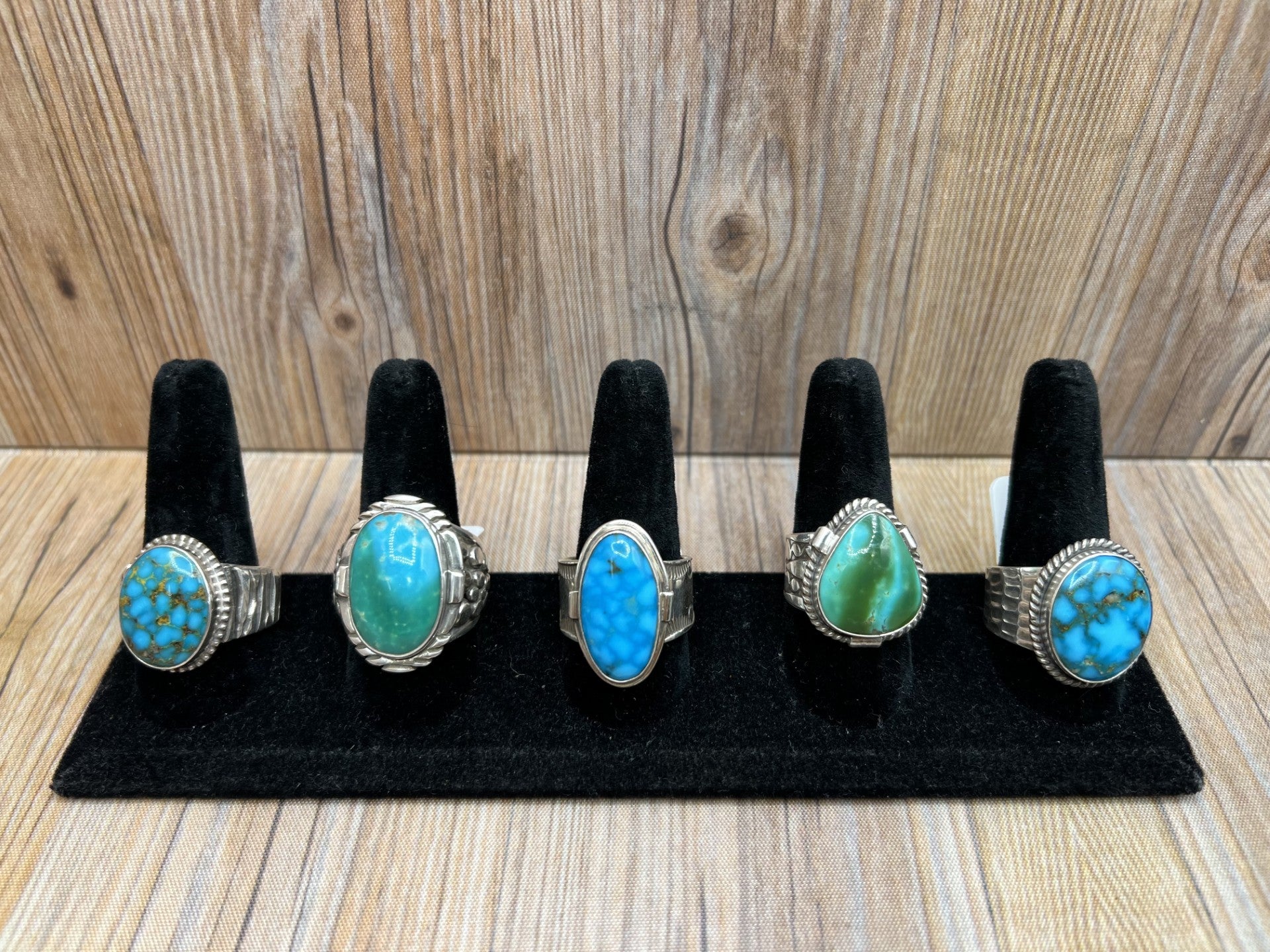 Kingman Turquoise Mens Rings