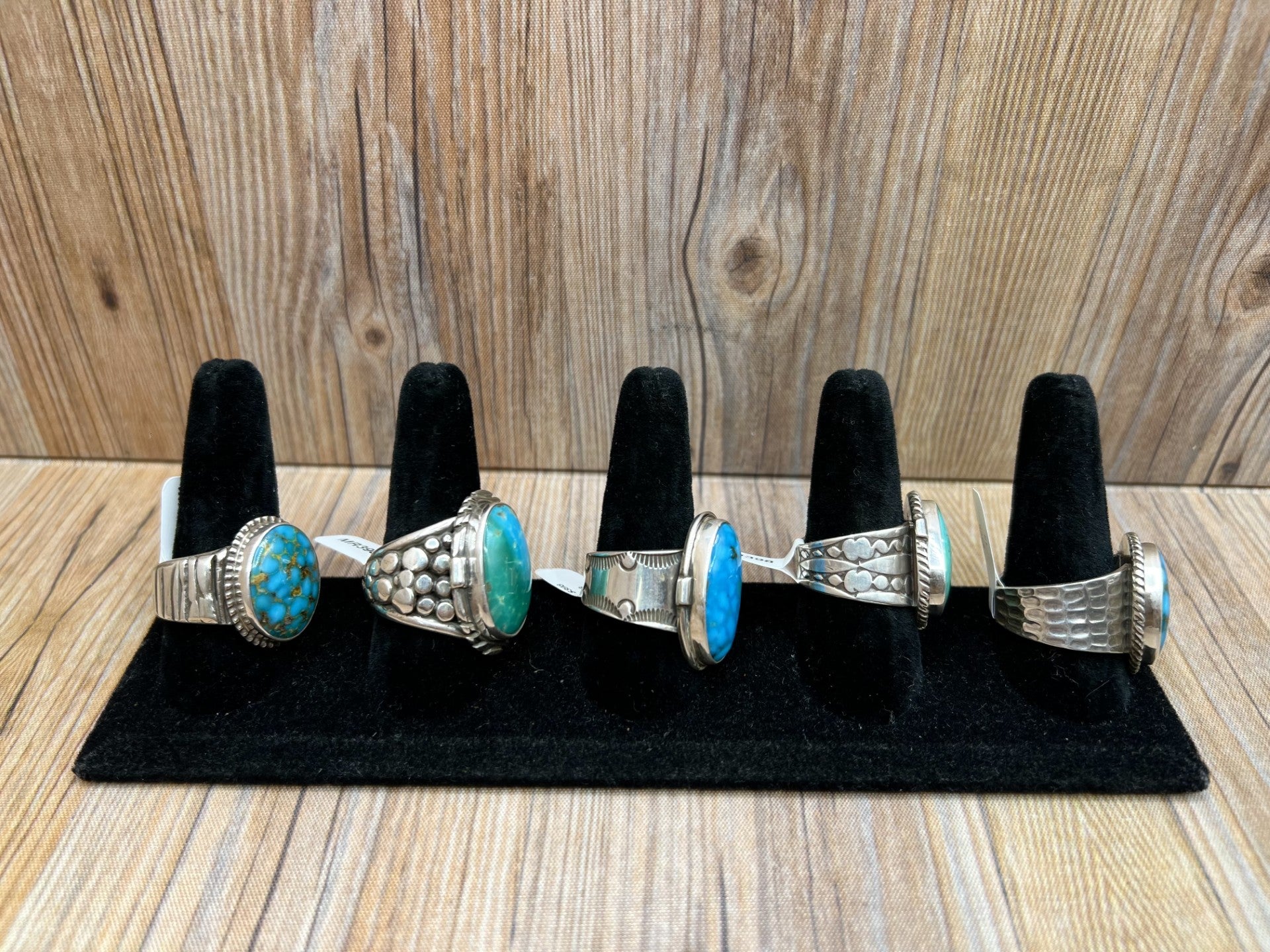 Kingman Turquoise Mens Rings