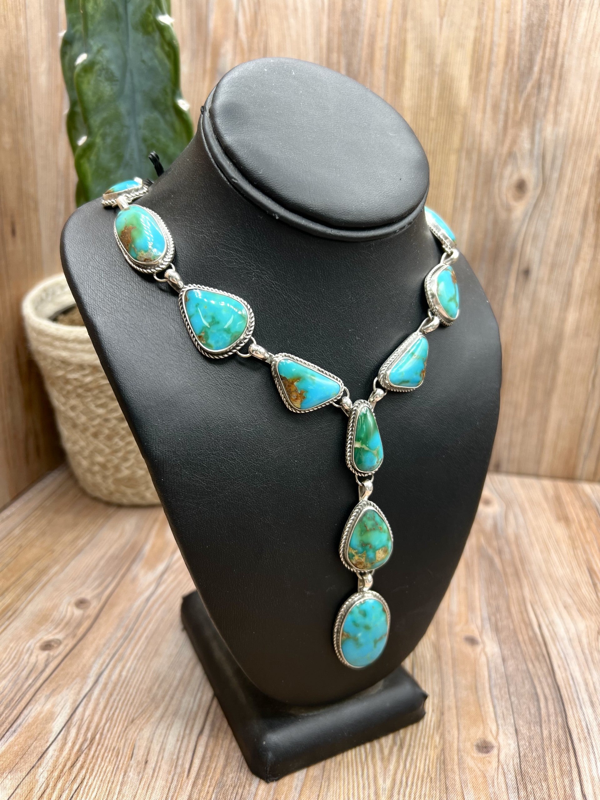 Kingman Turquoise Lariat