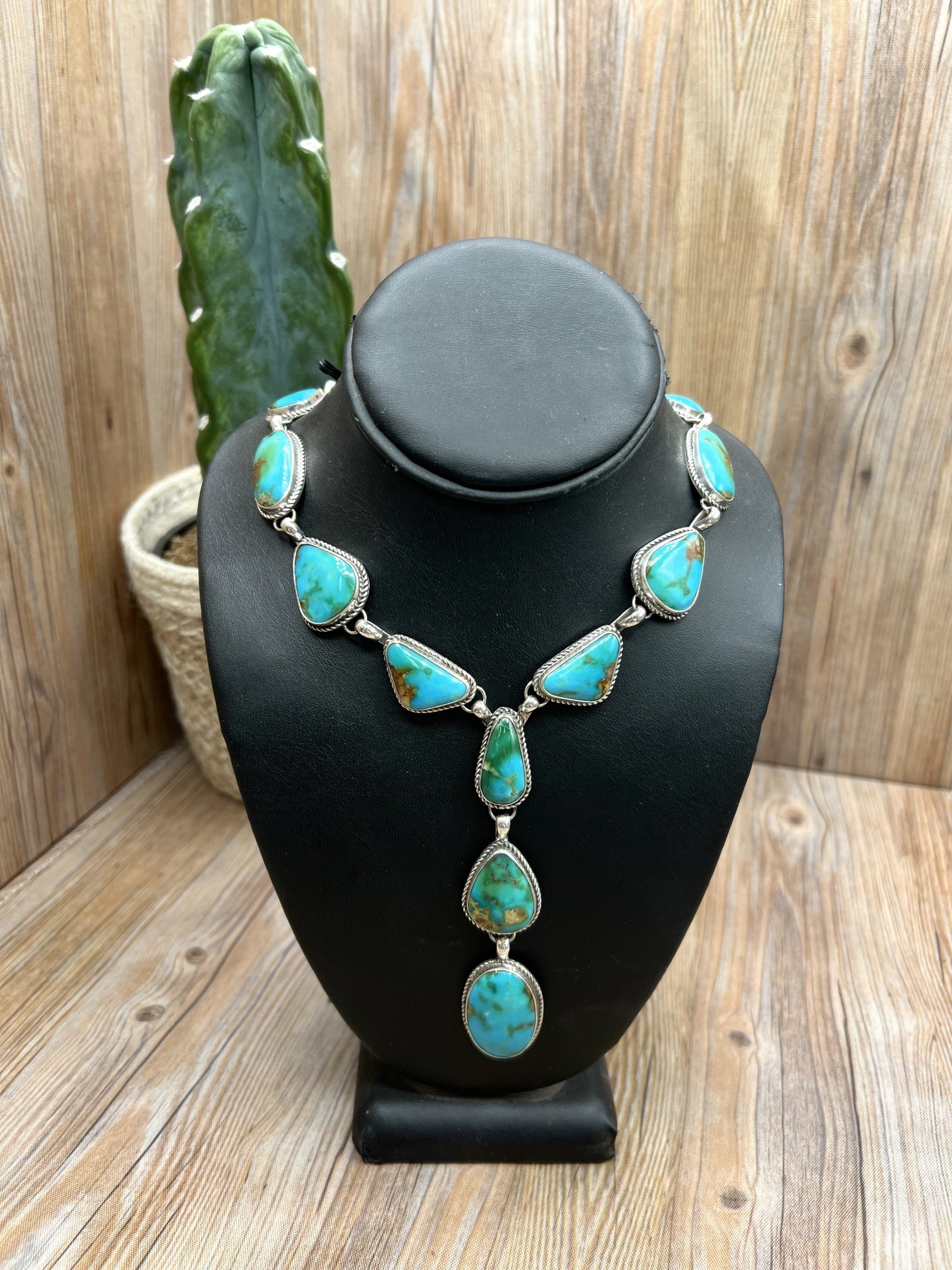 Kingman Turquoise Lariat