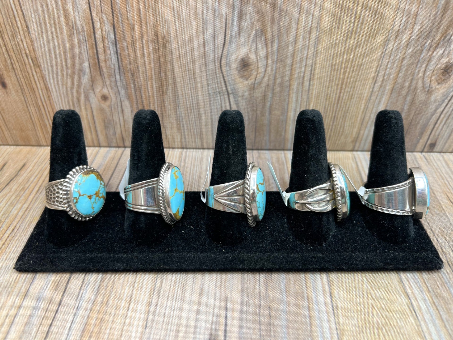 Kingman Turquoise Mens Rings