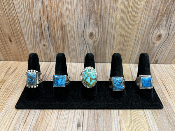 Kingman Turquoise Mens Rings