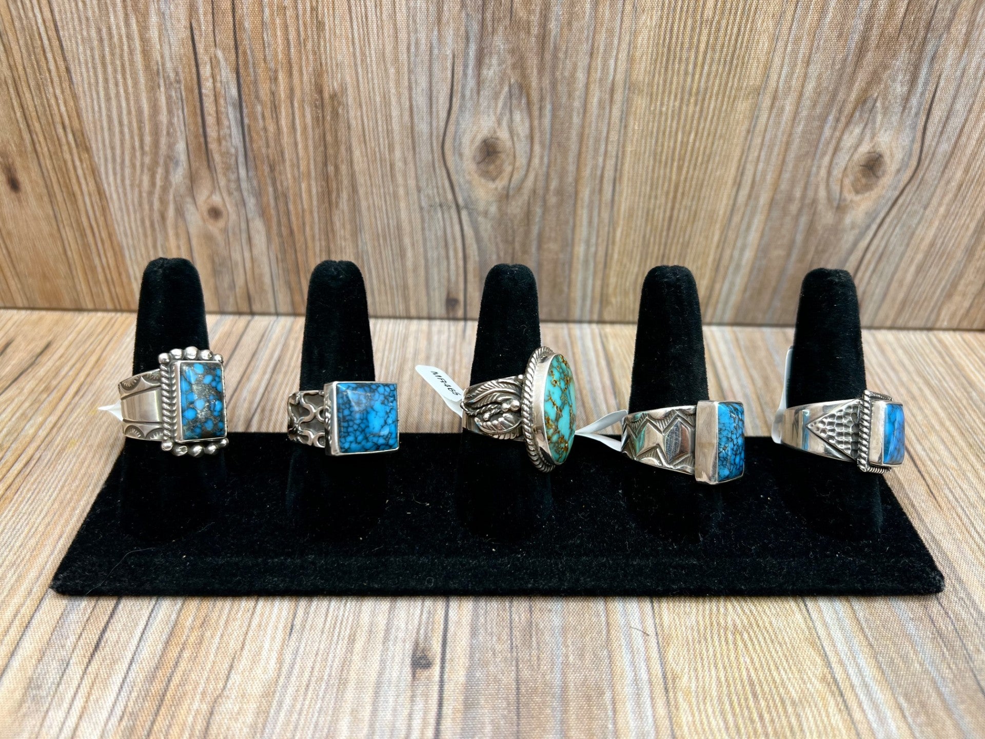 Kingman Turquoise Mens Rings