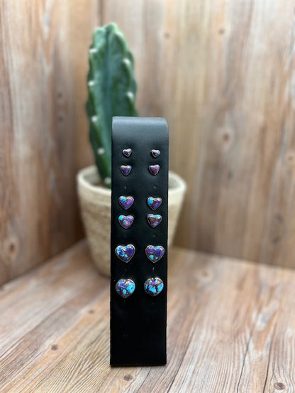 Mohave Purple Stud Earrings