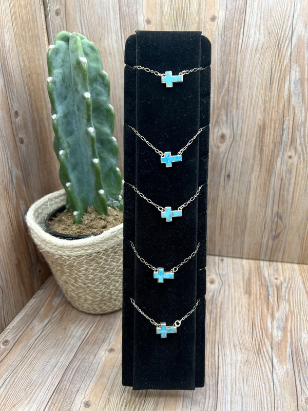 Cross Pendant Chokers